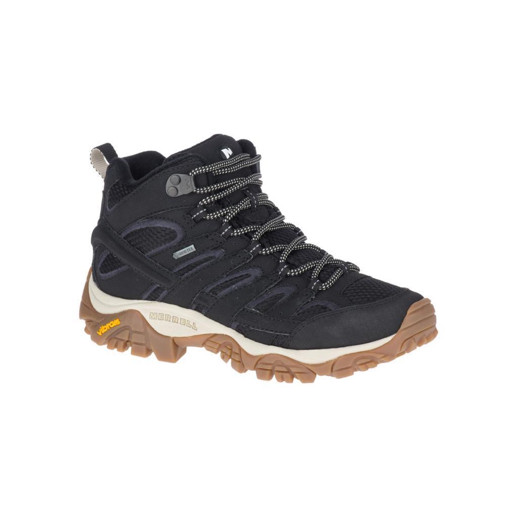 Merrell J035510 Moab 2 Mid Gtx Black/Gum Kadın Outdoor Bot