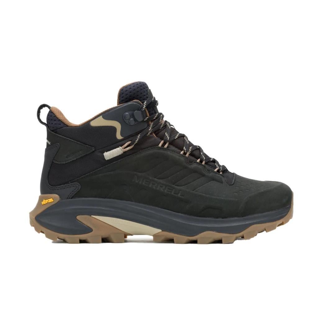 Merrell J037777 Moab Speed 2 LTR Mid Wp Black Erkek Outdoor Bot
