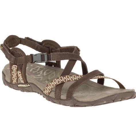 Merrell J22224 Terran Lattice Dark Earth Kadın Sandalet