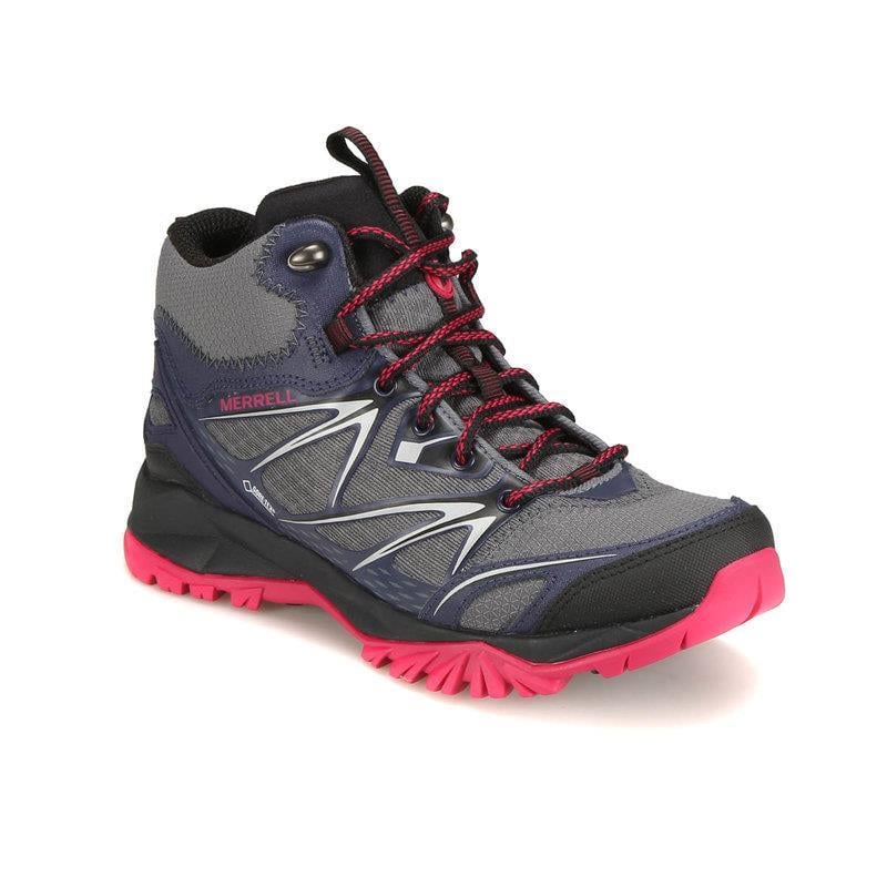 Merrell J35944 Capra Bolt Mid Gore Tex Plum/Plumeria Kadın Outdoor Bot