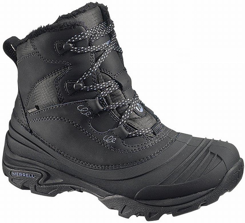 Merrell Snow Bound Mid Waterproof Black J55624 Kadın Outdoor Bot