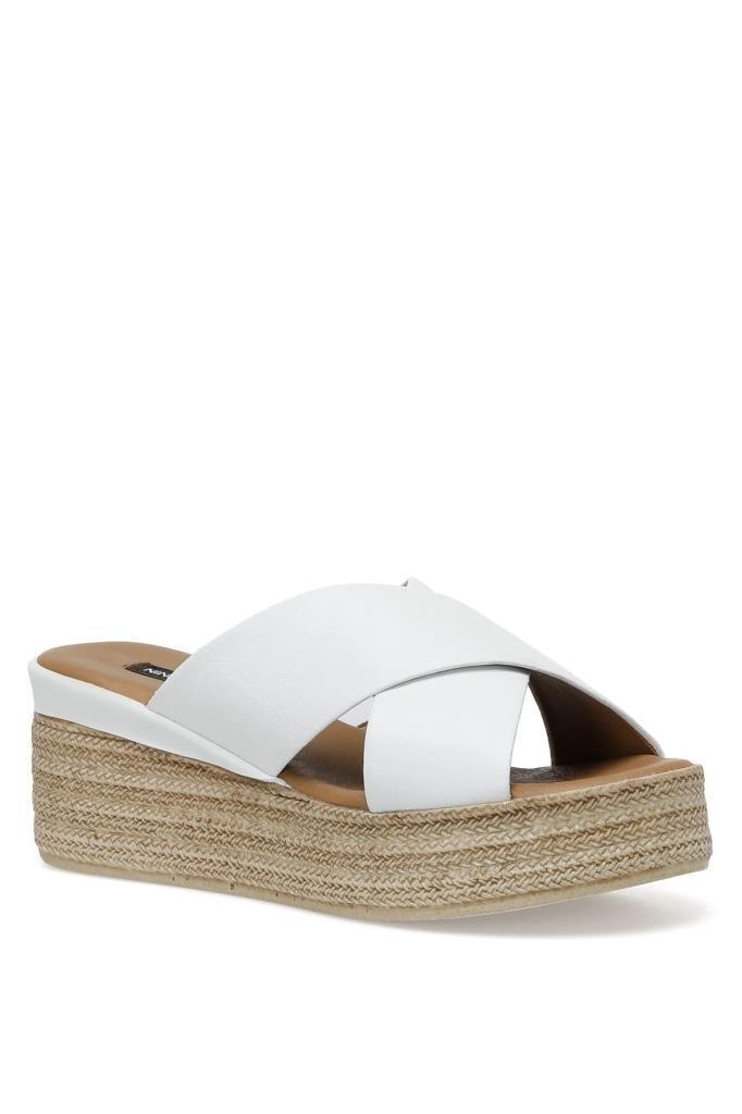 Nine West 101082978 Yapol 2FX Beyaz Kadın Terlik