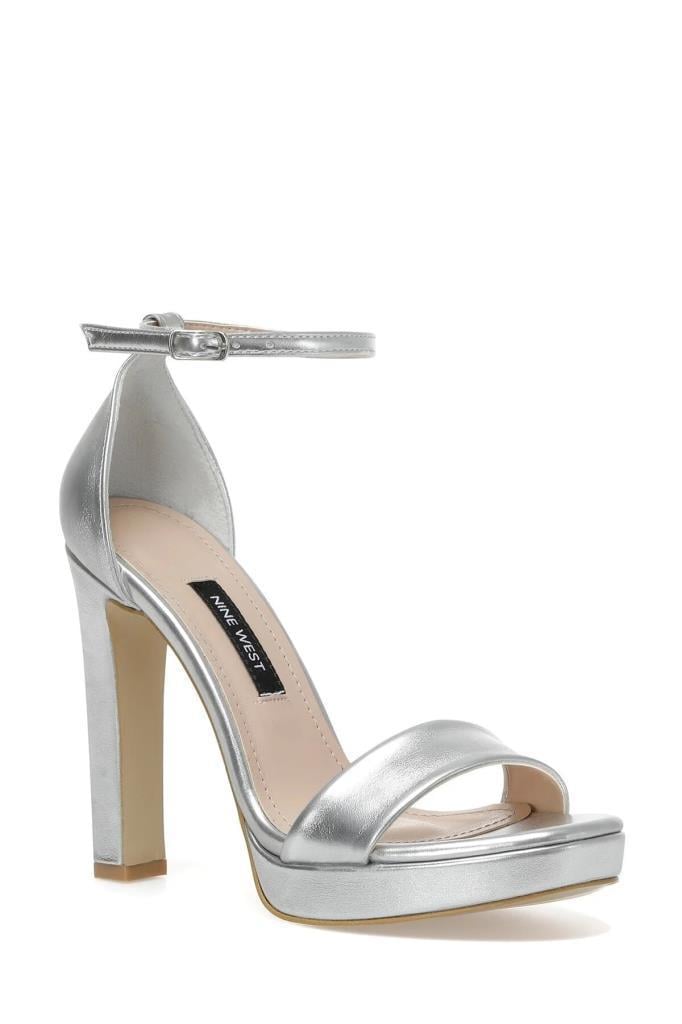Nine West Aveno 2PR 101173593 Gümüş Kadın Ayakkabı