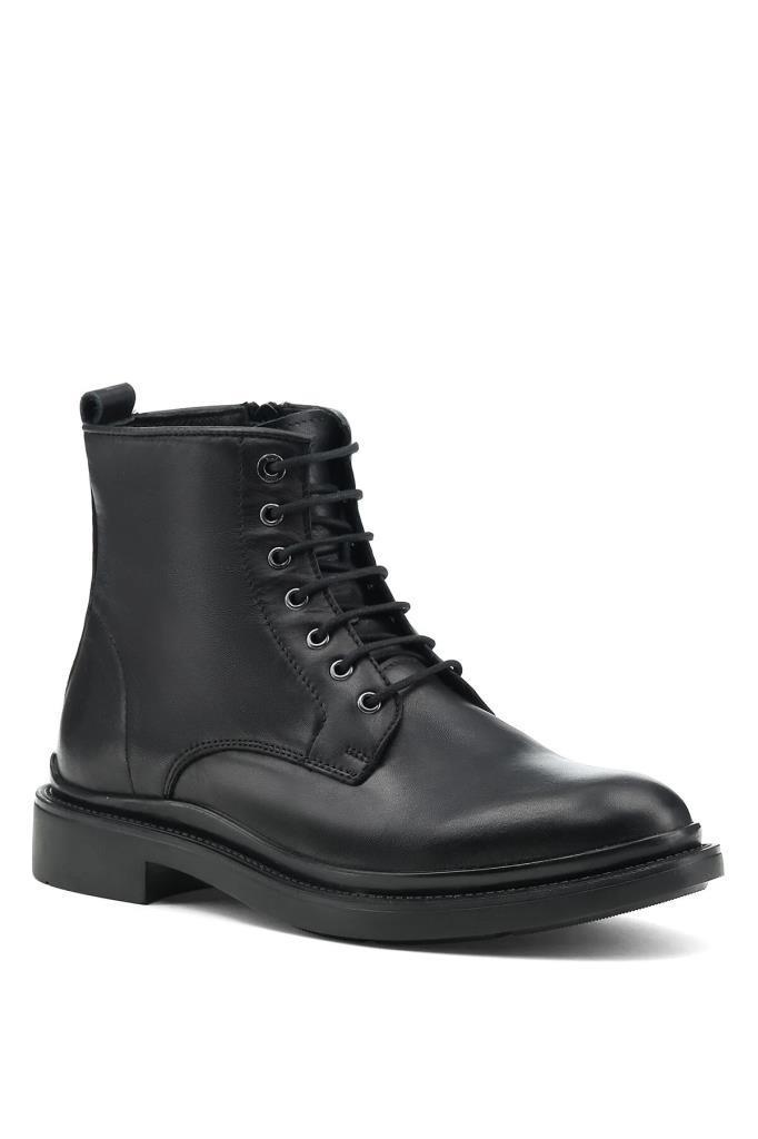 Nine West Stephen 1PR 101067834 Siyah Deri Erkek Bot