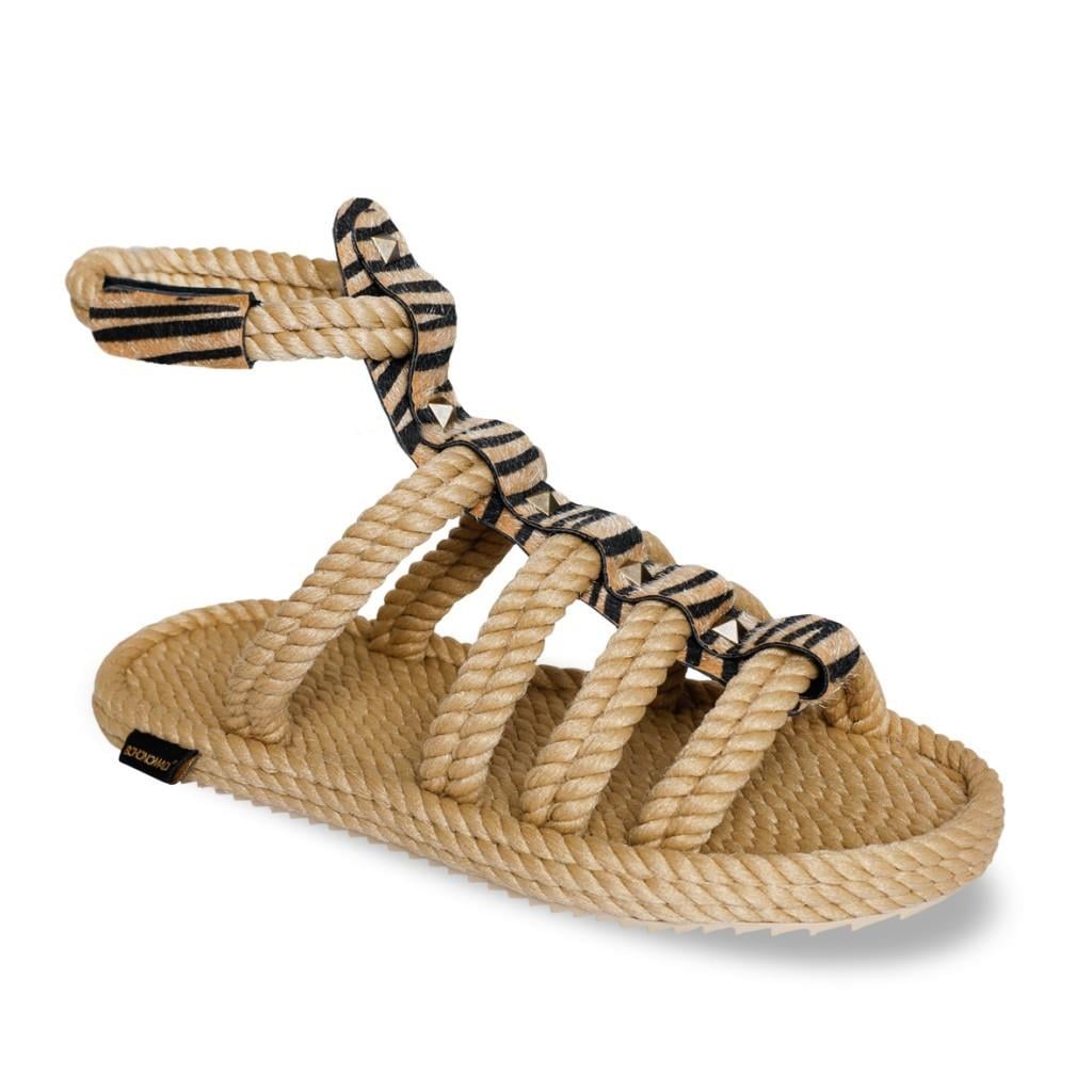 Nomadic Republic SRG.ZEB Serengeti Bej Zebra Kadın Sandalet