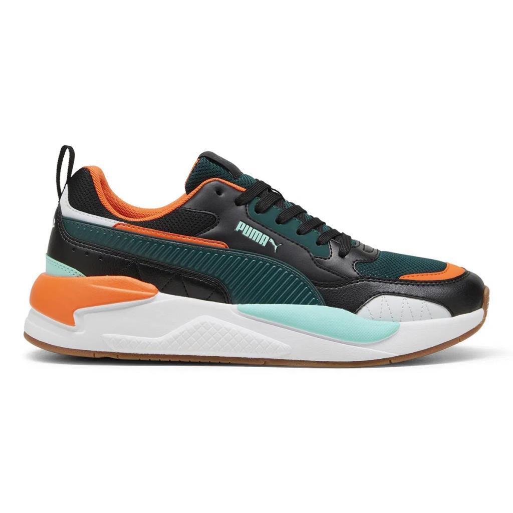 Puma 373108 90 X-Ray 2 Square Black/Myrtle/Flame Flicker Erkek Sneaker