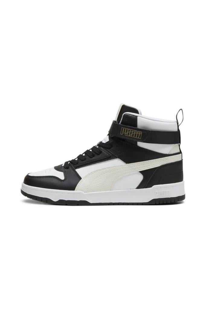 Puma 385839 26 Rebound Game High White/Puma Black/Vapor Gray Erkek Sneaker