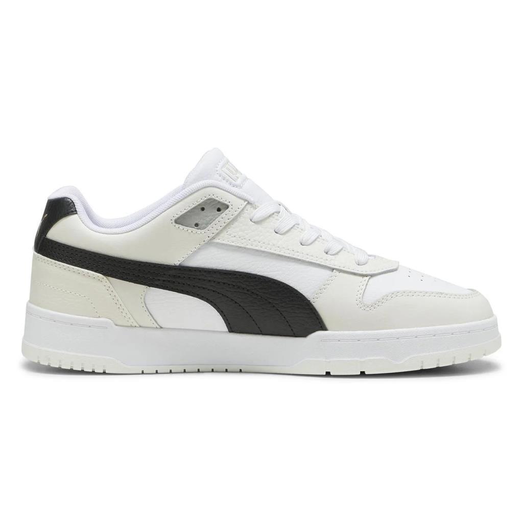 Puma 386373 27 Rebound Game Low White/Puma Black/Vapor Gray Erkek Sneaker
