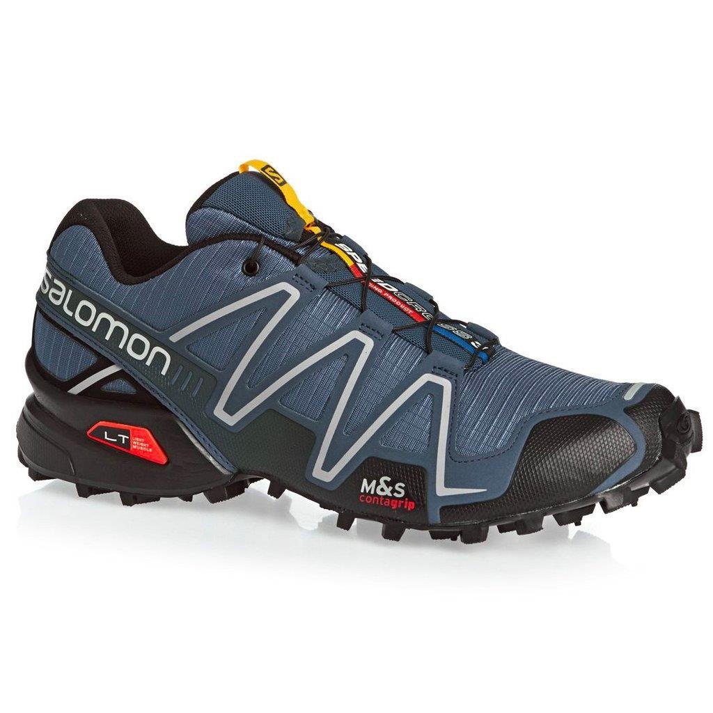 Salomon 379094 Speedcross 3 SlateBlue/Black/Deep Purple Erkek Outdoor Ayakkabı