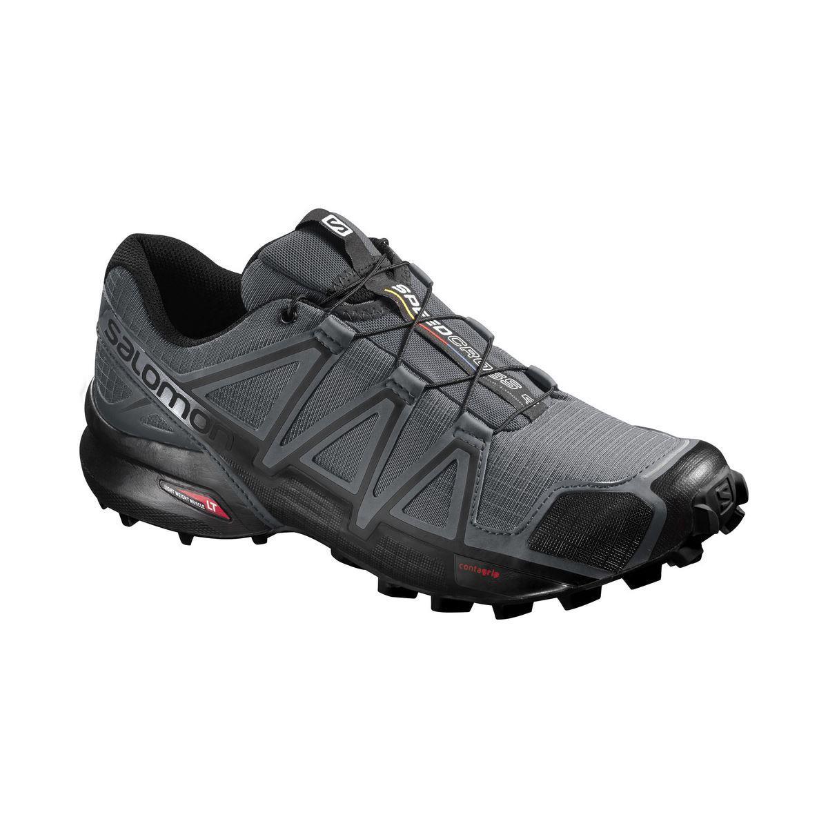 Salomon 392253 Speedcross 4 Dark Cloud/Black/Pearl Grey Erkek Outdoor Ayakkabı