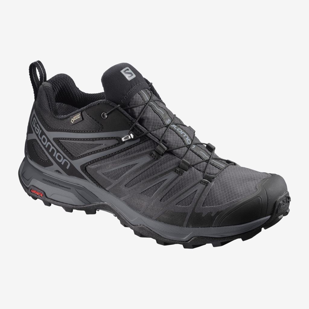 Salomon 398672 X Ultra 3 GTX Black/Magnet/Quiet Shade Erkek Outdoor Ayakkabı