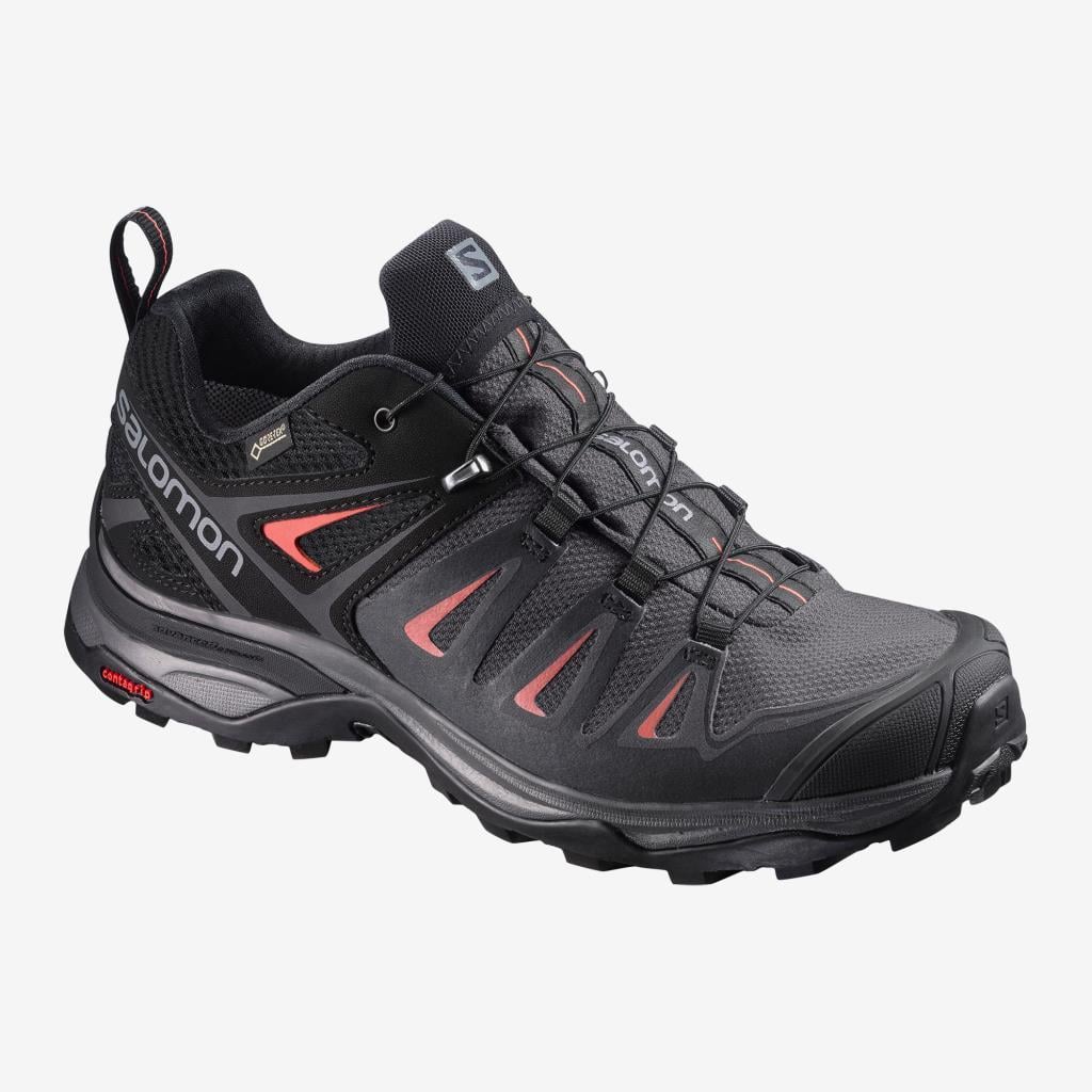 Salomon 398685 X Ultra 3 GTX W Magnet/Black/Mineral Red Kadın Outdoor Ayakkabı