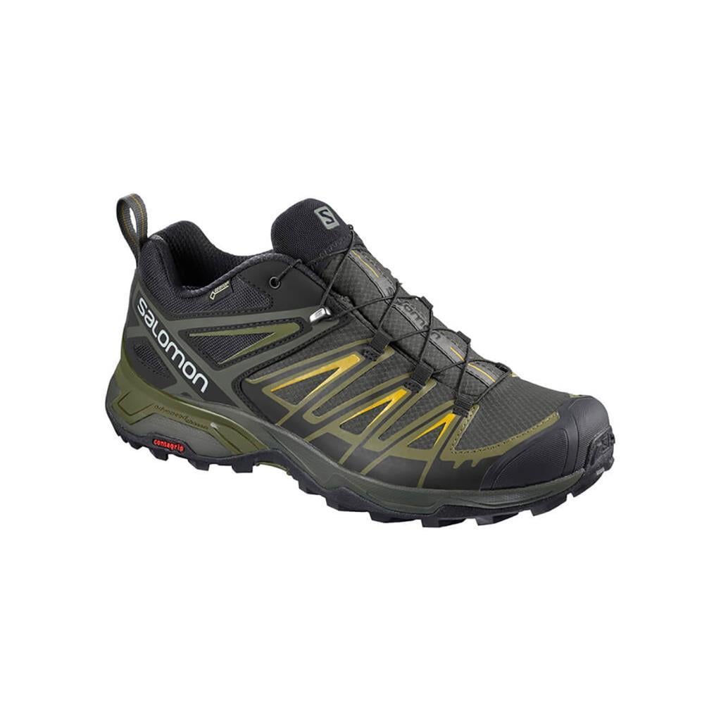 Salomon 402422 X Ultra 3 GTX castor Gray Beluga Green Sulptur Erkek Outdoor Ayakkabı