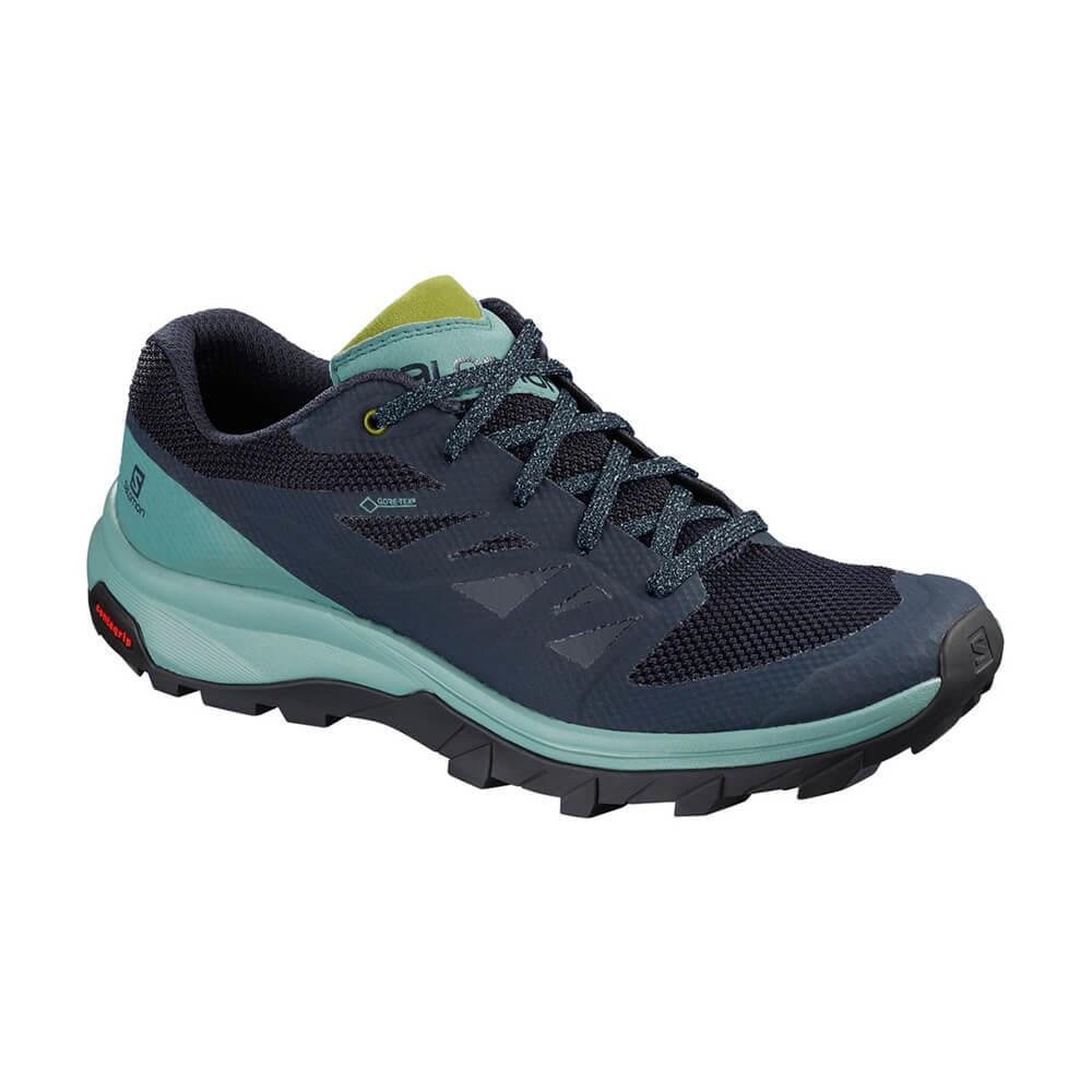 Salomon 406188 Outline Gtx W Trelis Navy/Blazer Guacamole Kadın Outdoor Ayakkabı