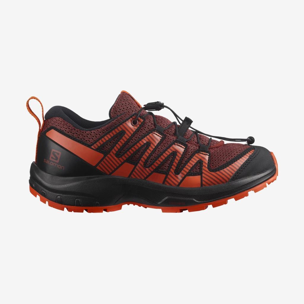 Salomon 414362 Xa Pro 3D V8 J Madder Brown/Black/Red Orange Kadın Outdoor Ayakkabı
