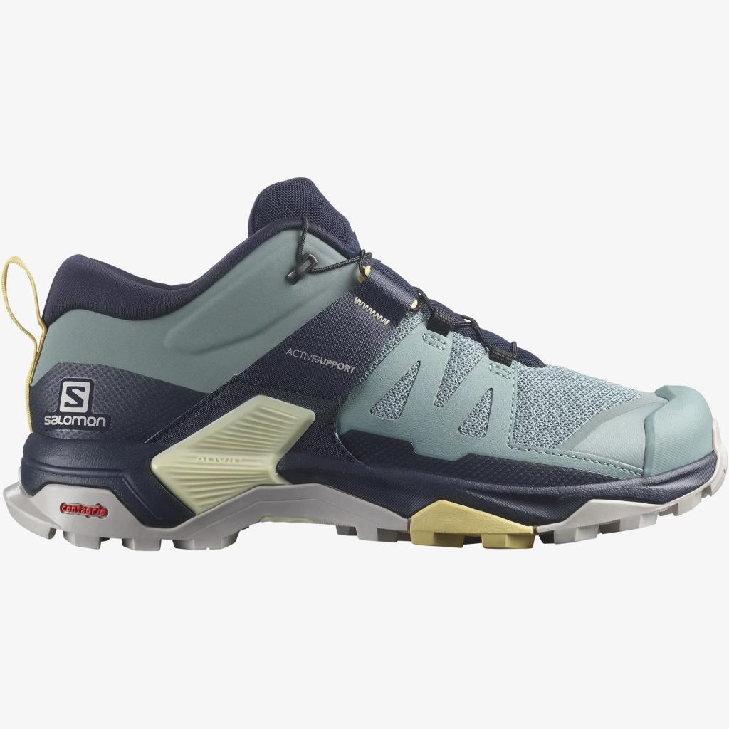 Salomon 416228 X Ultra 4 W Trooper/Night Sky/Sun Dress Kadın Outdoor Ayakkabı