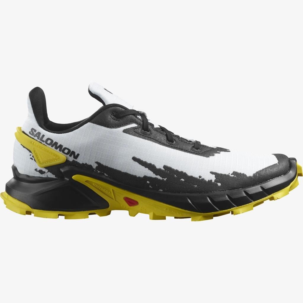 Salomon 417244 Alphacross 4 White/Black/Empire Yellow Erkek Outdoor Ayakkabı