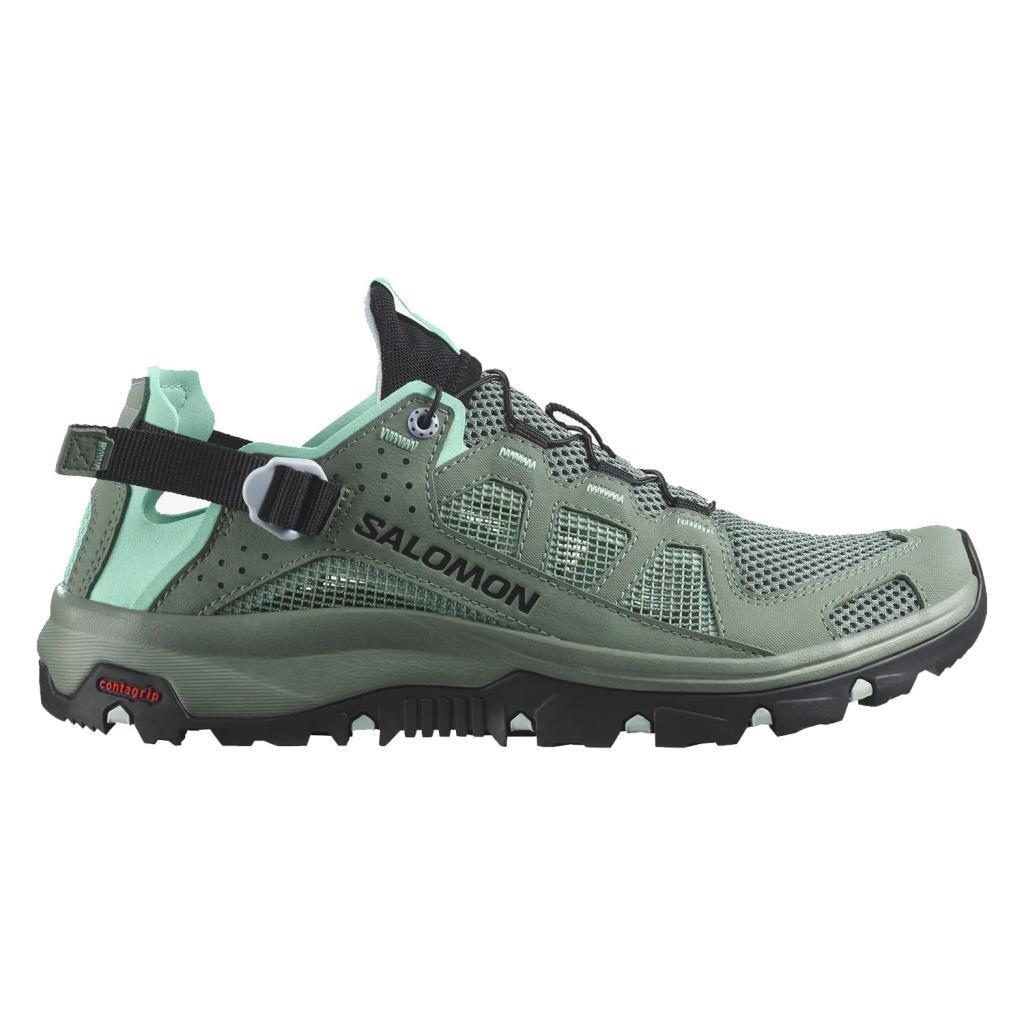 Salomon 471173 Techamphibian 5 W Laurel Wreath/Arctic Ice/Marine Blue Kadın Outdoor Ayakkabı