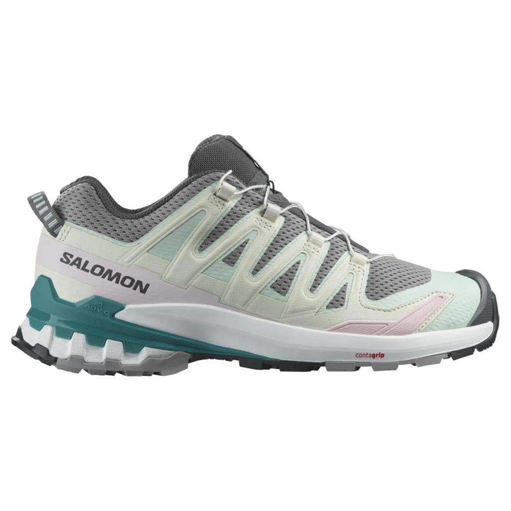 Salomon 471189 Xa Pro 3D V9 W Gull/White/Bleached Aqua Kadın Outdoor Ayakkabı