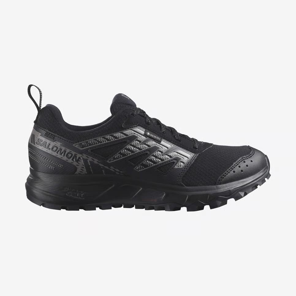 Salomon 471495 Wander GTX W Black/Plum Kitten/Gull Kadın Outdoor Ayakkabı