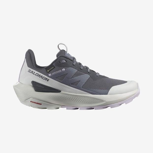 Salomon 475265 Elixir Activ GTX W India Ink/Glacier Gray/Orchid Petal Kadın Outdoor Ayakkabı