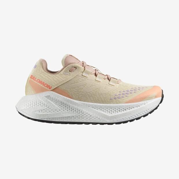 Salomon 478125 Aero Glide 3 GRVL W Shortbread/White/Fusion Coral Kadın Outdoor Ayakkabı