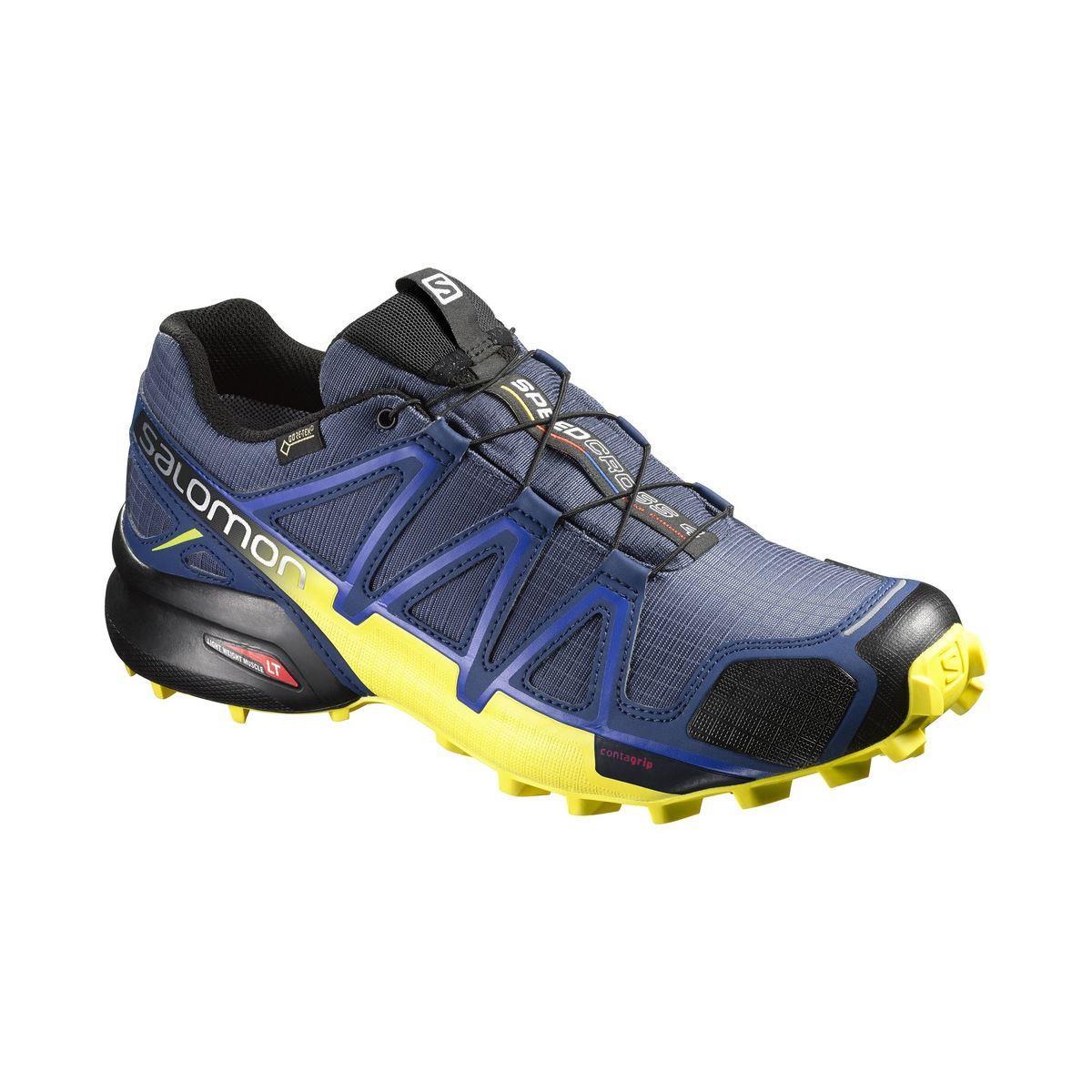 Salomon Speedcross 4 GTX Slate Blue/Blue Depth/Corona Yellow Erkek Outdoor Ayakkabı