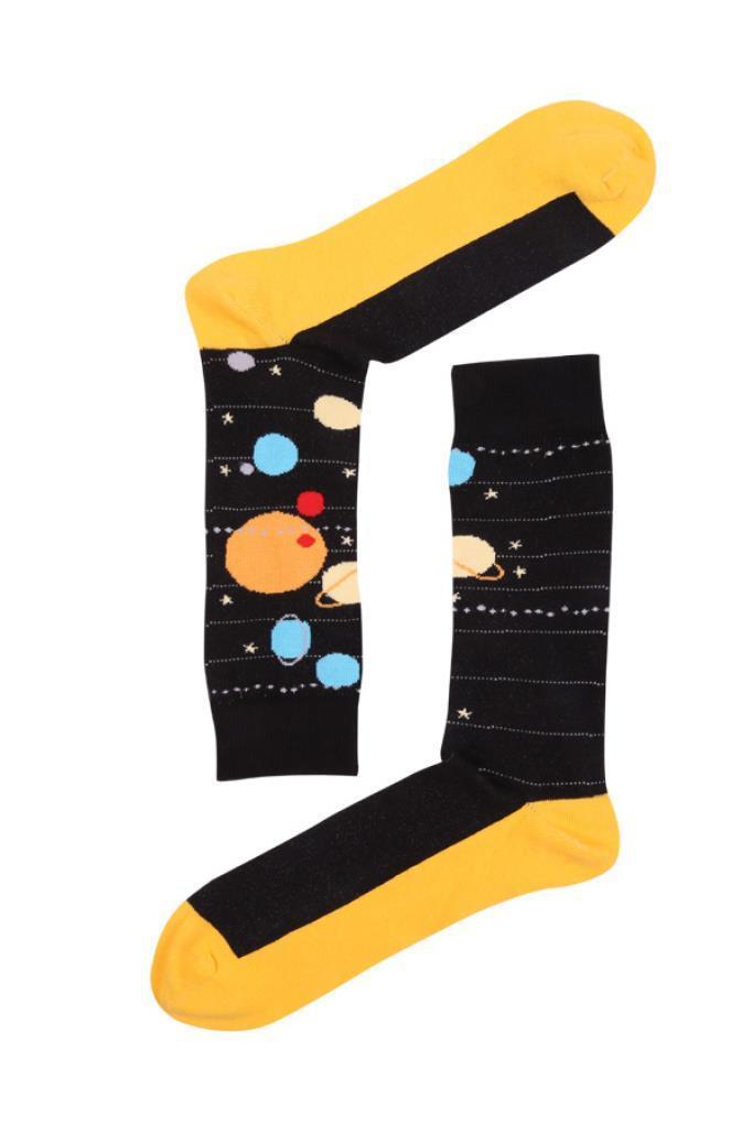 Socks Company 15KDCR109E Siyah-Uzay ERkek Çorap