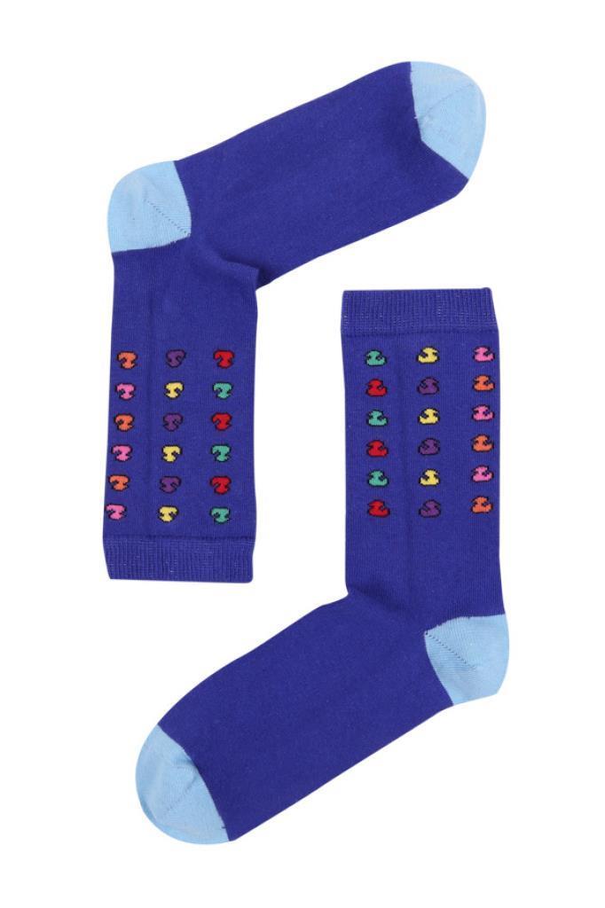Socks Company Mor-S Desenli Kadın Çorap