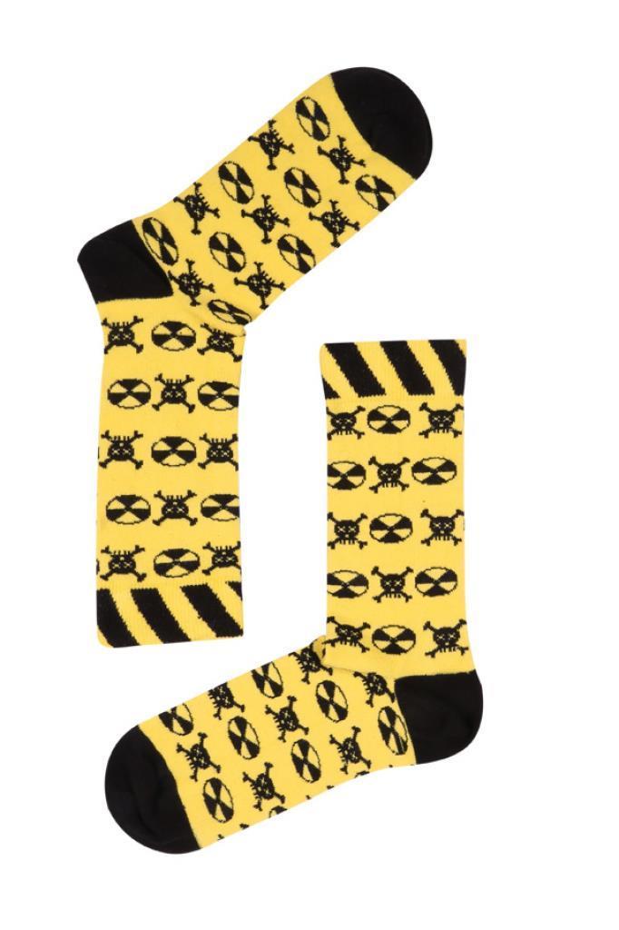 Socks Company Sarı-Uzaylı Erkek Çorap