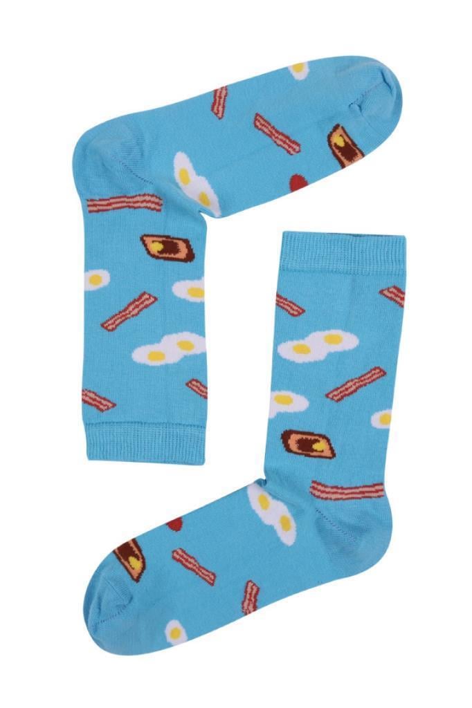 Socks Company Yeşil- Galeta Desenli Kadın Çorap