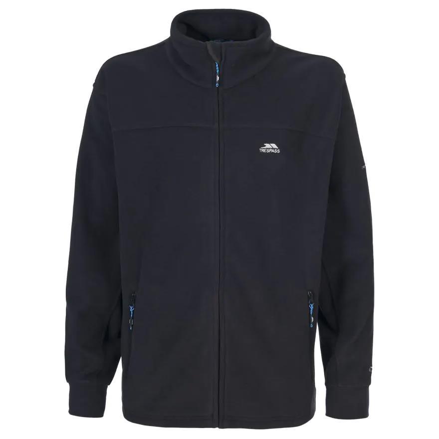 Trespass MAFLFLJ20009 BERNAL - MALE FLEECE AT300 Black Noir Erkek Polar