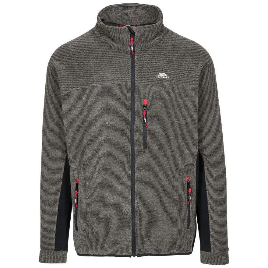 Trespass MAFLFLK20001 JYNX - MALE FLEECE AT300 Olive Stripe Erkek Polar
