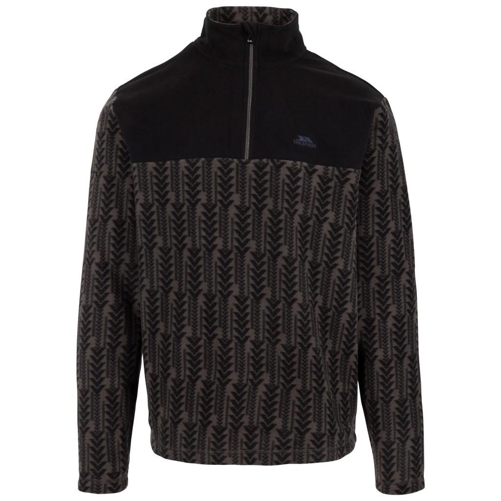Trespass MAFLMFTR0009 Embleton Male MicroFleece AT100 Storm Grey Erkek Polar