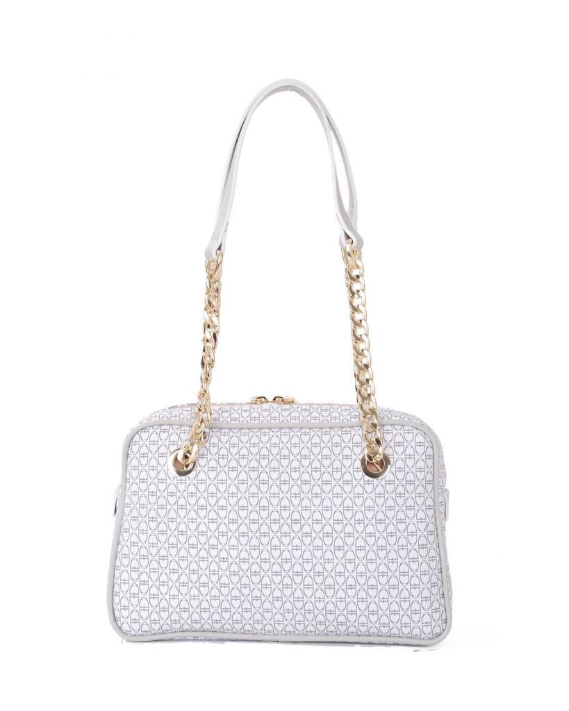 U.S Polo US19172 Gri-Beyaz Kadın Çanta