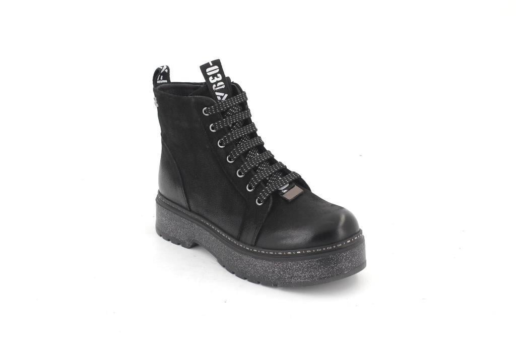 Venüs 2018752K 500-3053 Siyah-Platin Kadın Bot