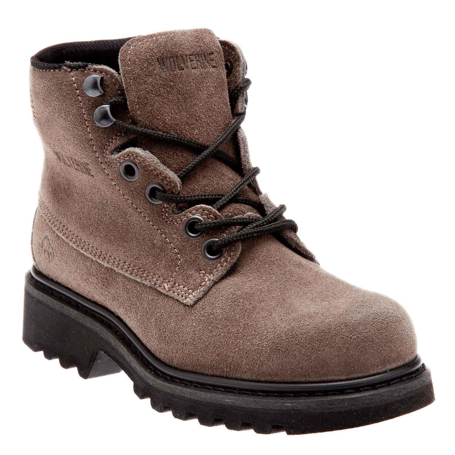 Wolverine Badlands 6 Grey Nubuk Kadın Bot