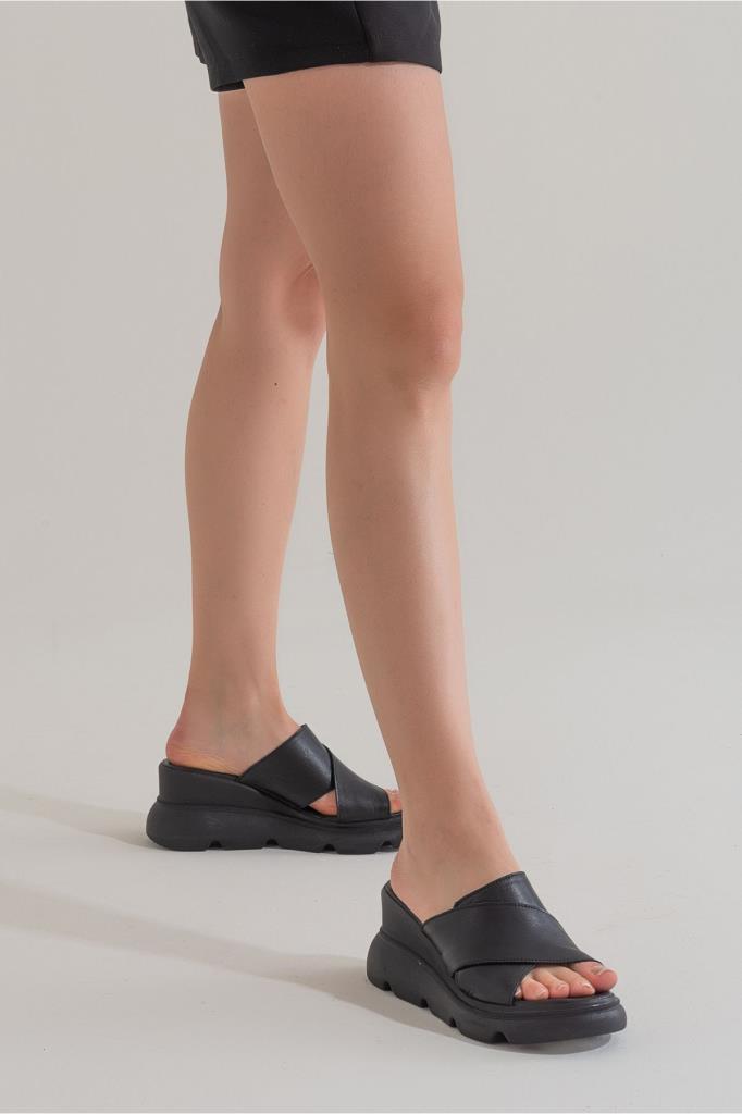 Zeyn Shoes 7673 Siyah Kadın Terlik