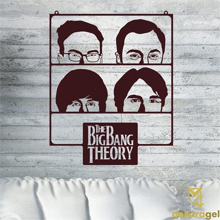 The Big Bang Theory T.B.B.T Design Metal Tablo