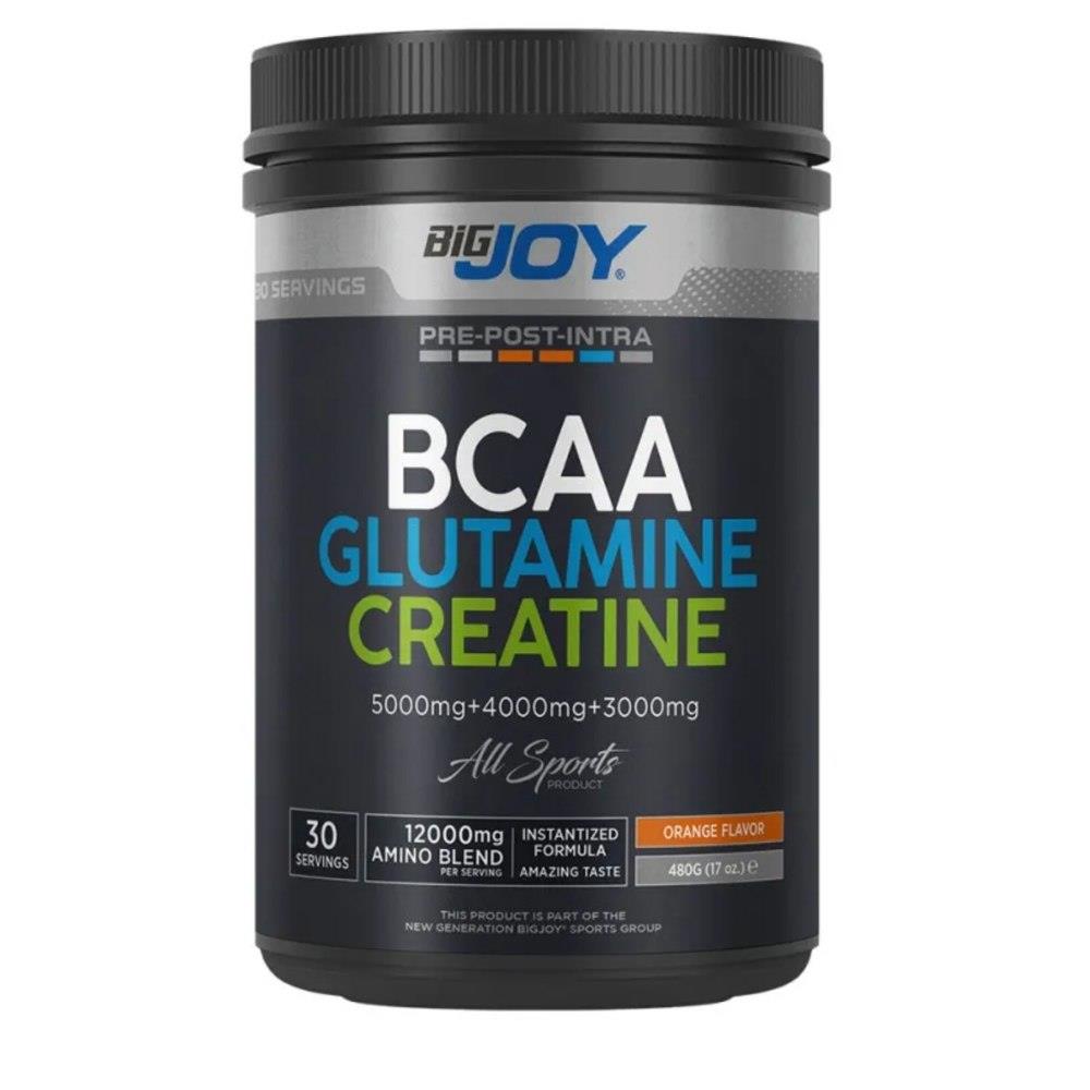 Bigjoy BCAA+Glutamine+Creatine 480 G PortakalBCAA