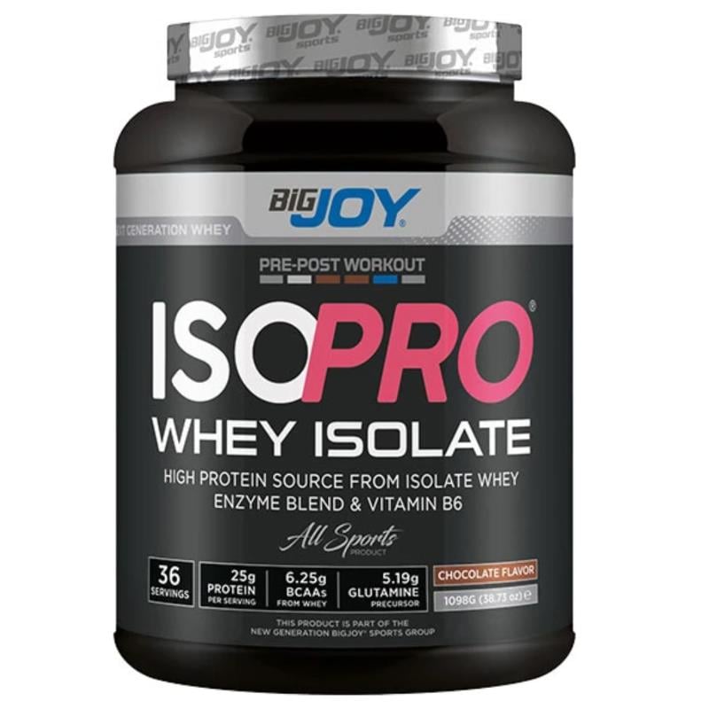 Bigjoy Sports Isopro Whey Isolate Çikolata 1098g 36 Servisİzole Protein Tozu