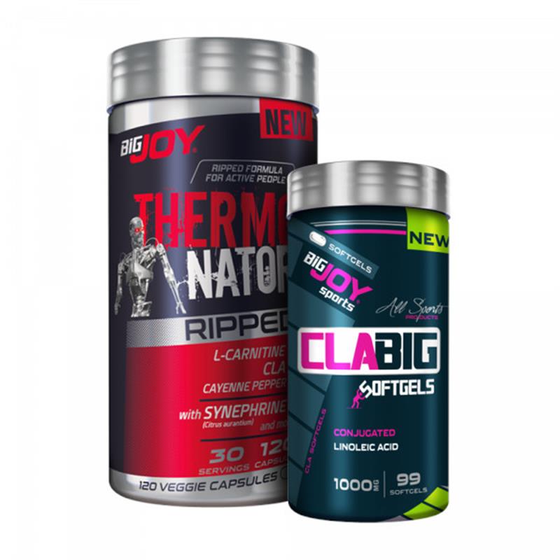 Bigjoy Thermonator Ripped 120 Kapsül + Clabig 99 Kapsül CLA