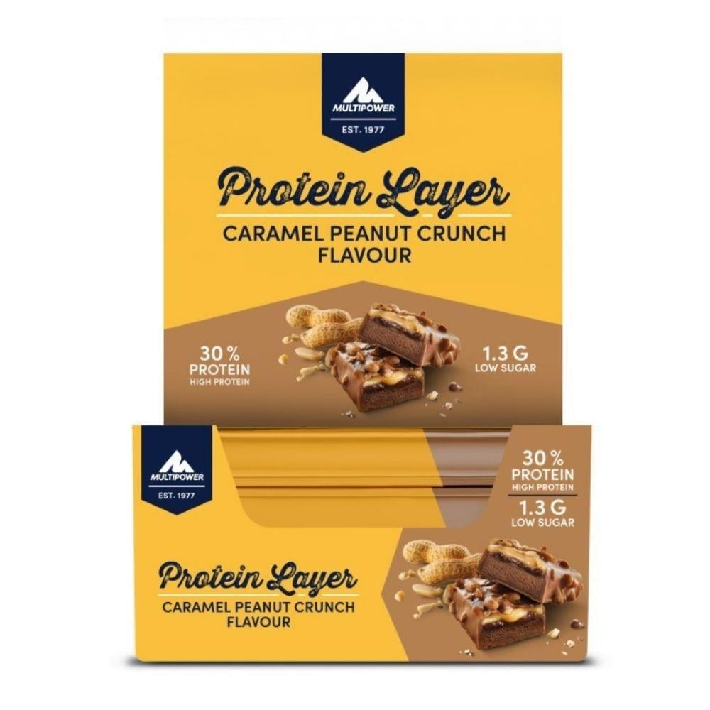 Multipower Protein Layer 50 Gr 18 Adet Karamel Yer FıstığıProtein Bar