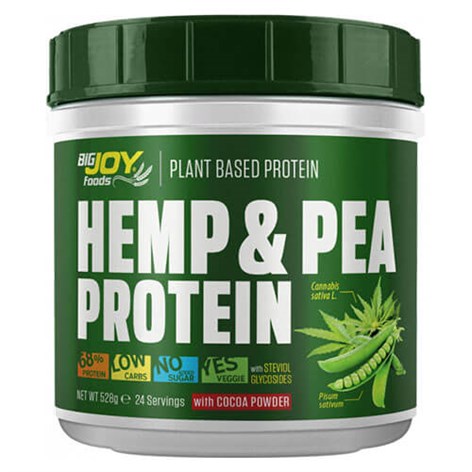 Bigjoy Hemp & Pea 528 gr Vegan Protein TozuBitkisel Protein