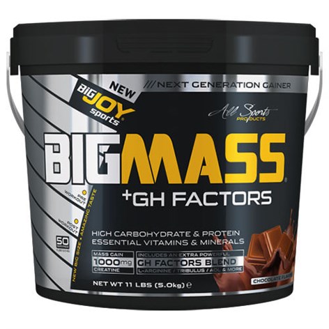 Bigjoy Sports BIGMASS Gainer + GH FACTORS 5000g Çikolata + 3 HediyeGC01873