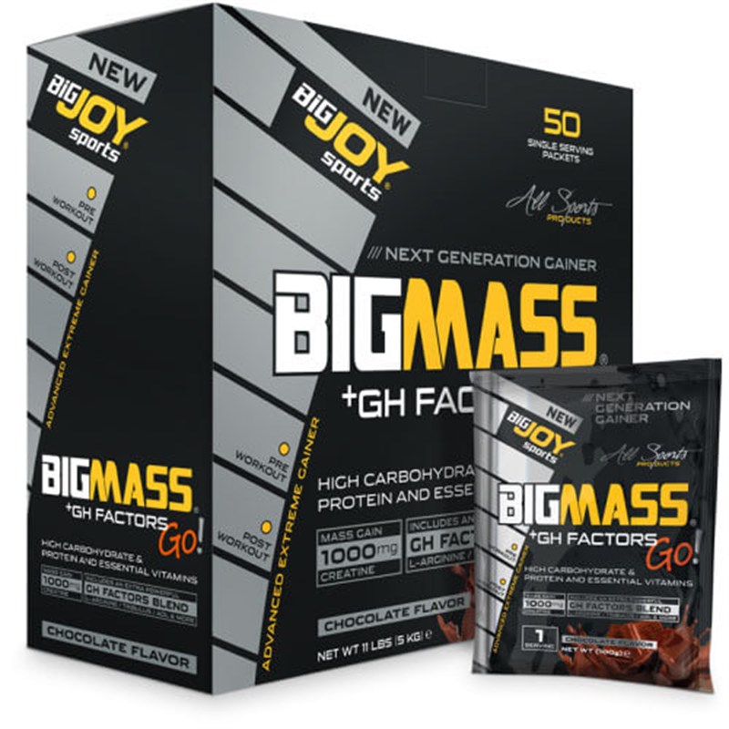 BigJoy BigMass Go Gh Factors 50 Servis 5000 gr | BigJoy | 4 kg - 7 kg -  Gainer | Gym Market