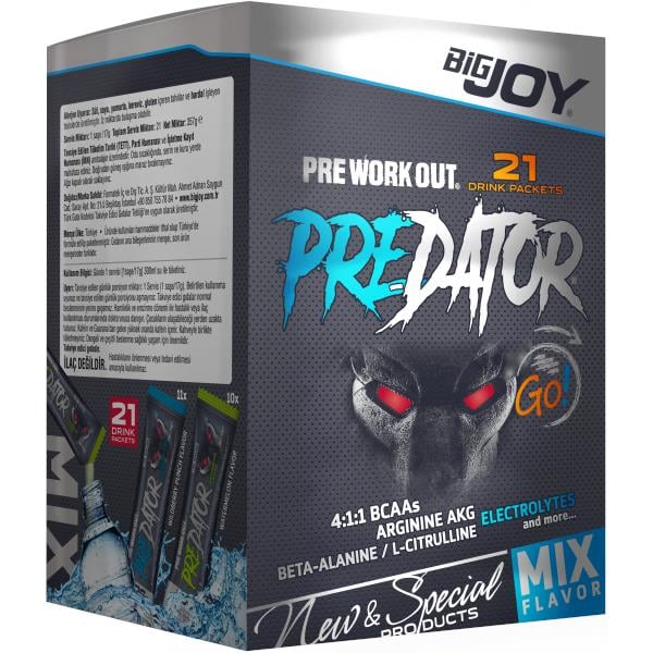 Bigjoy Predator Go Mix Aroma 21 ServisPre-Workout