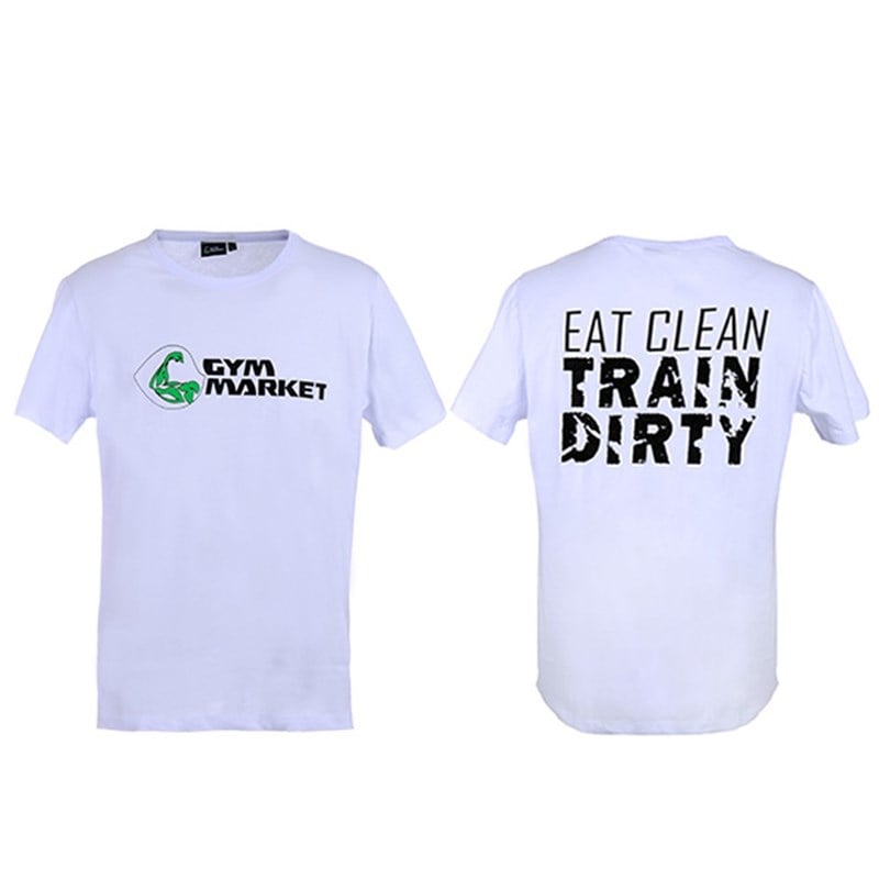 Gym Market - Beyaz T-Shirt
