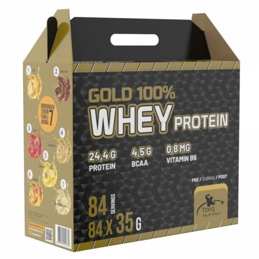 Torq Nutrition Gold 100% Whey Protein 35 Gr x 84 Saşe MixWhey Protein Tozu