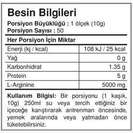 Bigjoy Arginine Powder (Arjinin) 500 grGC01878